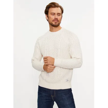 Zdjęcie Pepe Jeans Sweter Sly PM702378 Écru Regular Fit