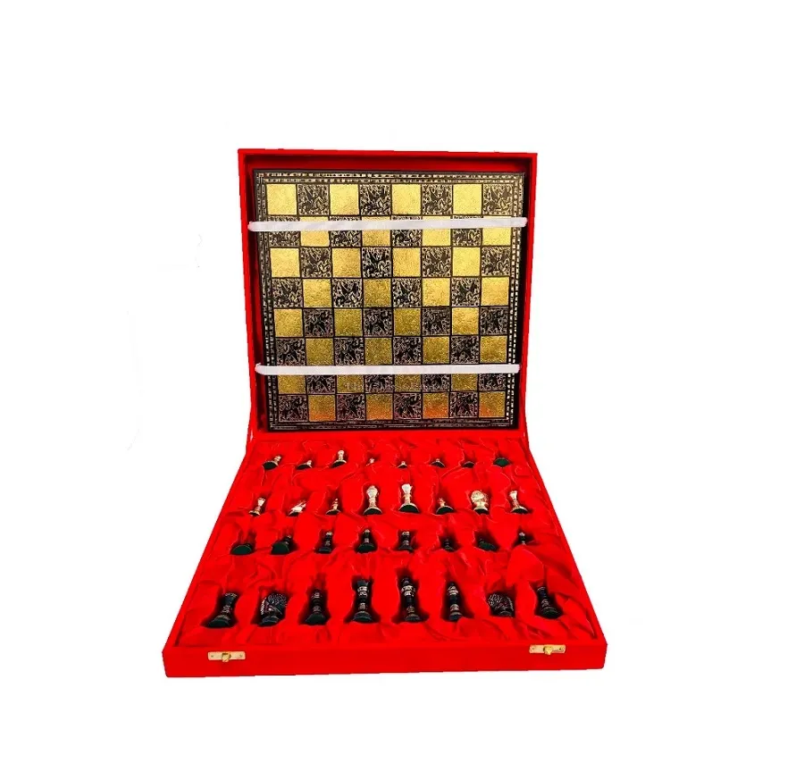 obrazek 9 Prestiżowa kolekcja mosiężnych szachów Imperium Mogołów - The Chess Empire