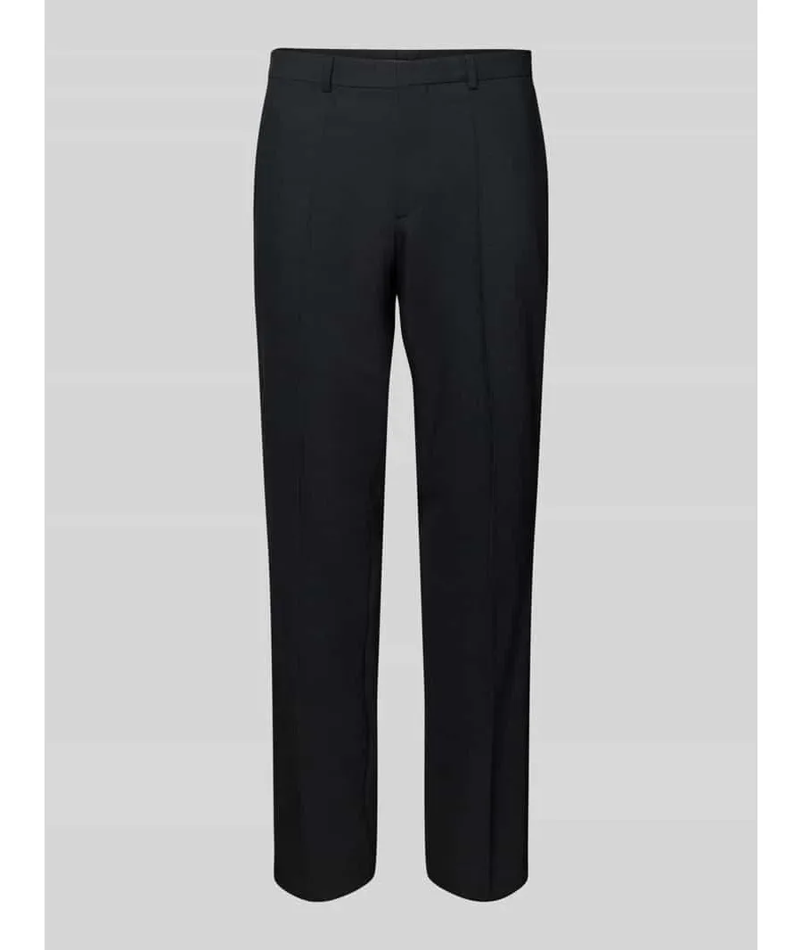 obrazek 1 Spodnie do garnituru o kroju slim fit z dodatkiem żywej wełny model ‘Hesten’