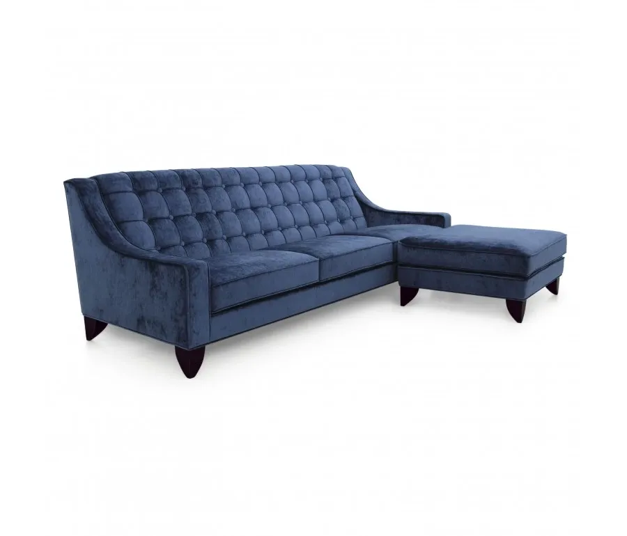 obrazek 5 Granatowa wygodna sofa w stylu nowoczesnym - Sevensedie