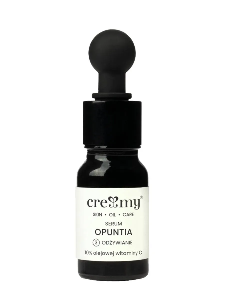obrazek 1 Creamy Opuntia Przeciwstarzeniowe serum olejowe do twarzy z wit. C 10% 10 ml 10 ml