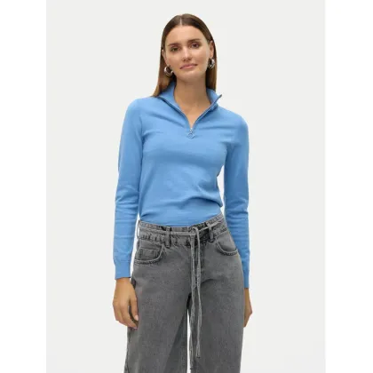 Zdjęcie Vero Moda Sweter Happiness 10317993 Niebieski Slim Fit