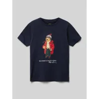 Zdjęcie T-shirt o kroju regular fit z okrągłym dekoltem