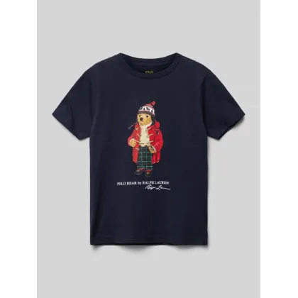 Zdjęcie T-shirt o kroju regular fit z okrągłym dekoltem