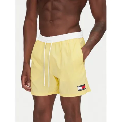 Zdjęcie Tommy Hilfiger Szorty kąpielowe UM0UM03455 Żółty Regular Fit