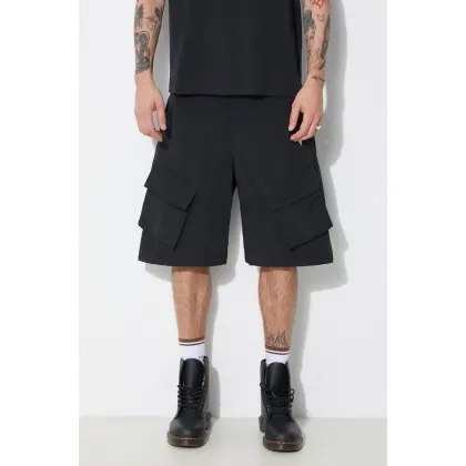 Zdjęcie Marcelo Burlon szorty Cross Nylon Cargo Shorts męskie kolor czarny CMCS001S24FAB0011001