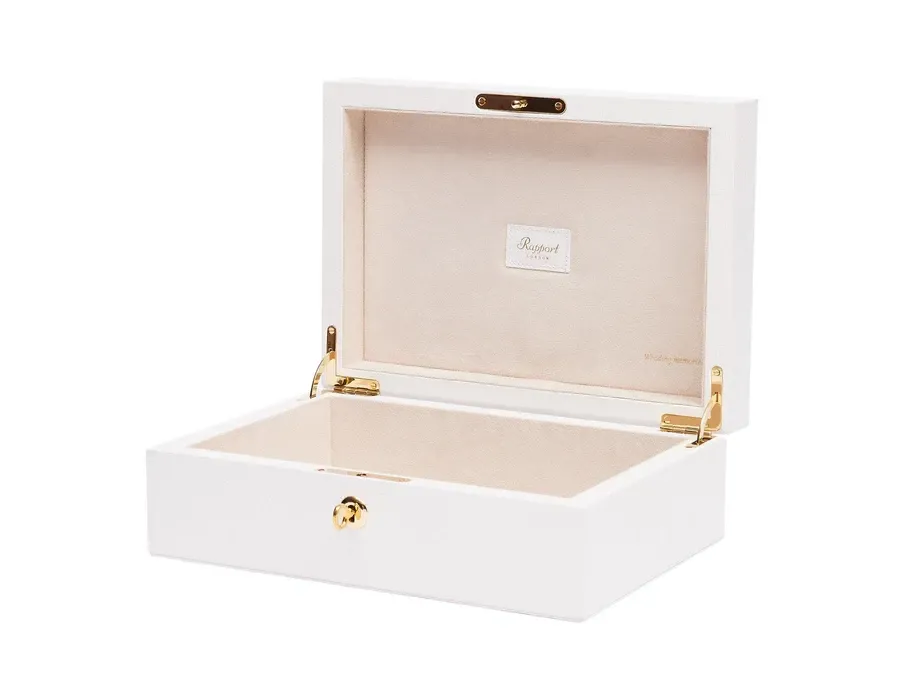 obrazek 3 Pudełko na drobiazgi ze skóry licowej