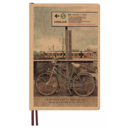 Zdjęcie Stylowy notes B6 z serii Kraft Bicycle