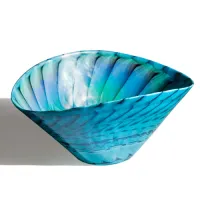 Picture Turquoise decorative bowl from Italy