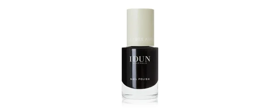 obrazek 1 IDUN Minerals Nail Polish Lakier do paznokci 11 ml Onyx Classic Black