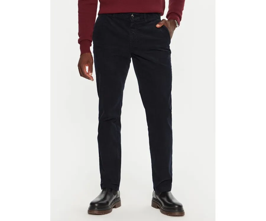obrazek 1 Tommy Hilfiger Spodnie materiałowe MW0MW32932 Granatowy Regular Fit