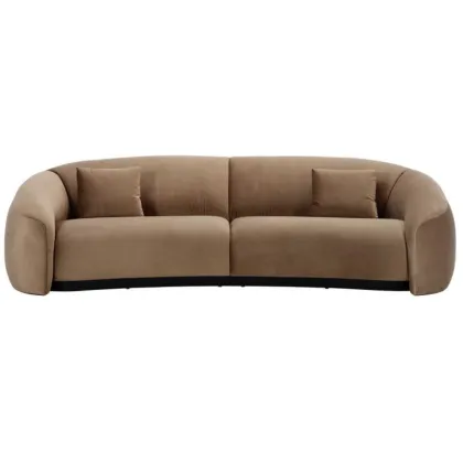 Picture An exquisite Carlyle sofa in the shape of a crescent for the living room
