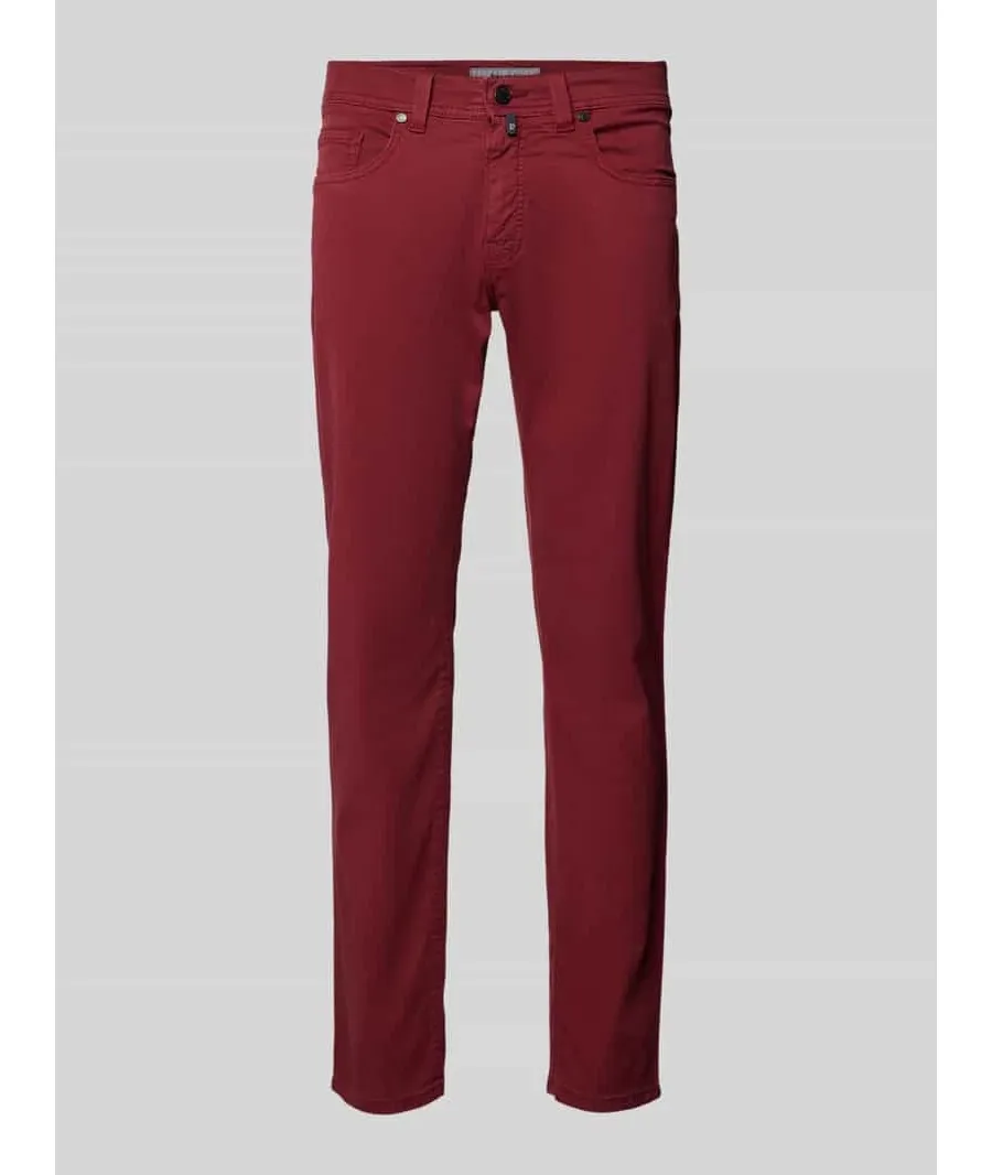 obrazek 1 Chinosy o kroju tapered fit z 5 kieszeniami model ‘Lyon’