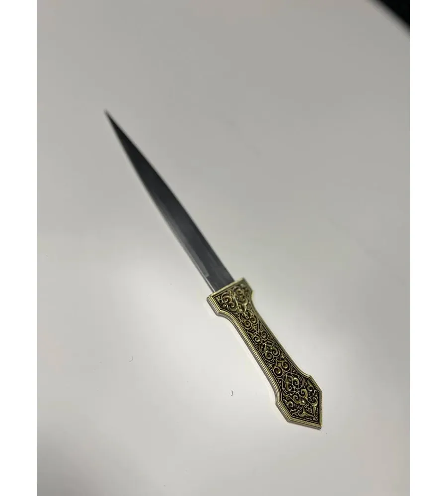 picture 2 Double-sided geometric letter opener with a damask pattern - Anframa