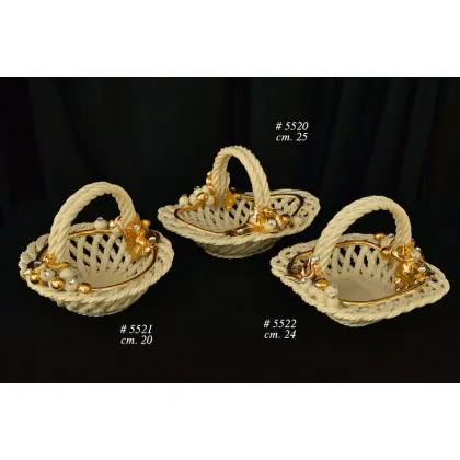 Zdjęcie Ceramiczne koszyki dekoracyjne