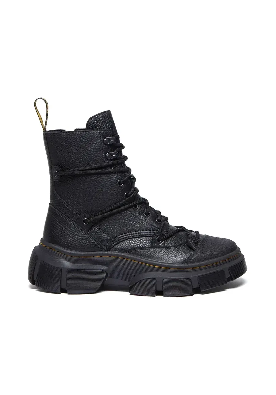 obrazek 1 Dr. Martens botki skórzane DMXL damskie kolor czarny na platformie DM41646001