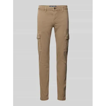 Zdjęcie Spodnie cargo o kroju tapered fit ze szlufkami na pasek model ‘Driver’