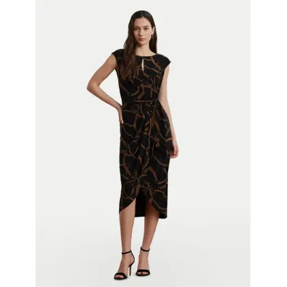 Zdjęcie LAUREN RALPH LAUREN Sukienka koktajlowa 200973612001 Czarny Slim Fit