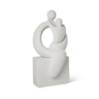 Picture Fantastic decorative figurine of Maternity made of ceramics