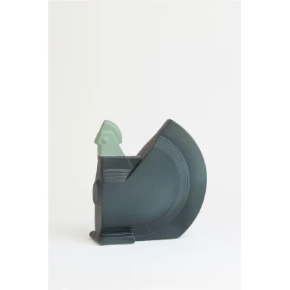 Zdjęcie Stylowa ceramiczna figurka koguta do salonu - design Remo Buti