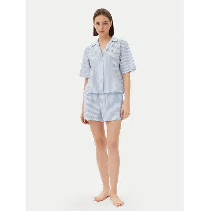 Zdjęcie Tommy Hilfiger Piżama UW0UW05799 Błękitny Regular Fit
