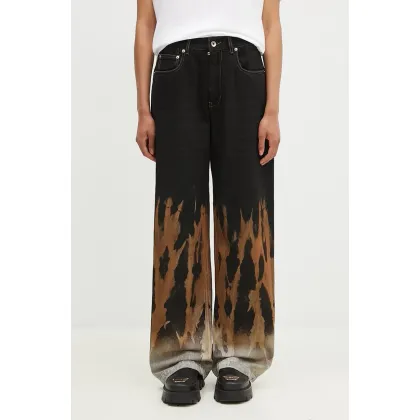 Zdjęcie Rick Owens jeansy Geth Jeans damskie high waist DS02D2305.BSUN
