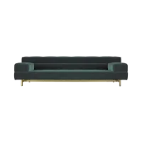 Zdjęcie Zielona ekskluzywna sofa do salonu - Daytona