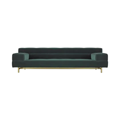 Zdjęcie Zielona ekskluzywna sofa do salonu - Daytona
