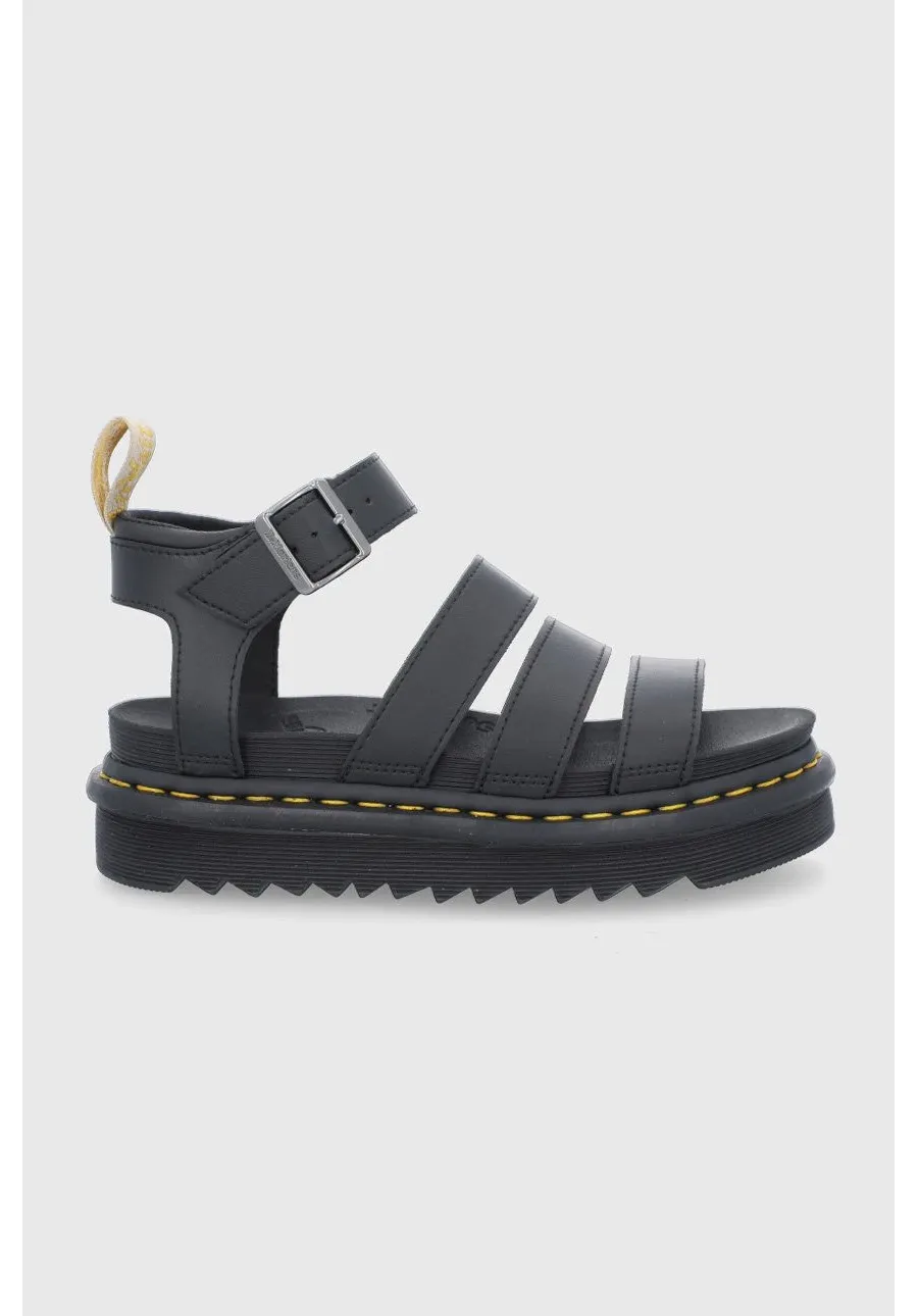 obrazek 1 Dr. Martens Sandały Vegan Blaire damskie kolor czarny na platformie DM23806001.V.Blaire-Black