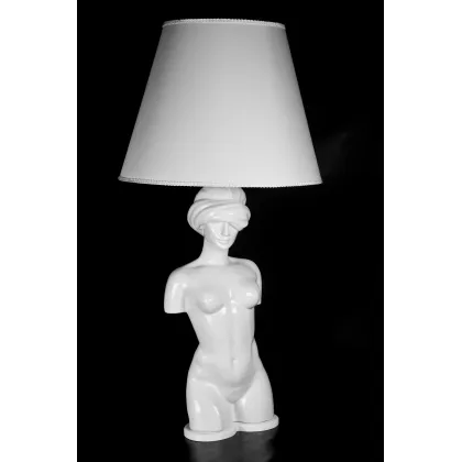 Zdjęcie Lampa na biurko z kobiecą nagą postacią