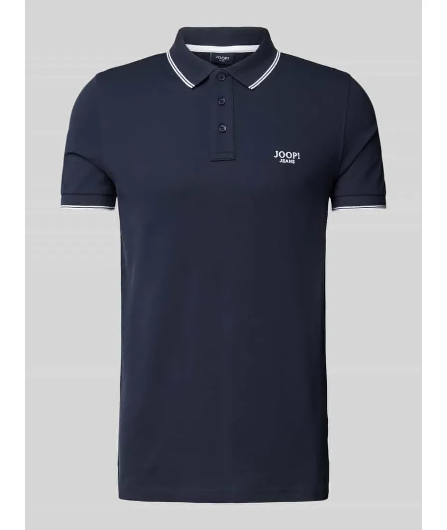 obrazek 1 Koszulka polo o kroju regular fit z listwą guzikową model ‘Agnello’