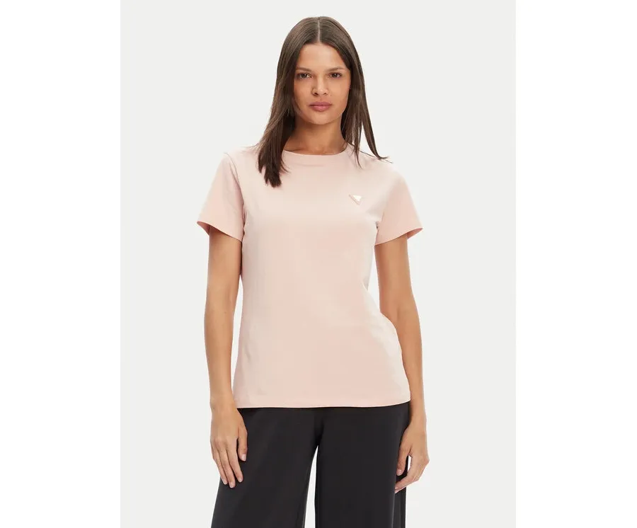 obrazek 1 Guess T-Shirt V4YI09 J1314 Różowy Regular Fit