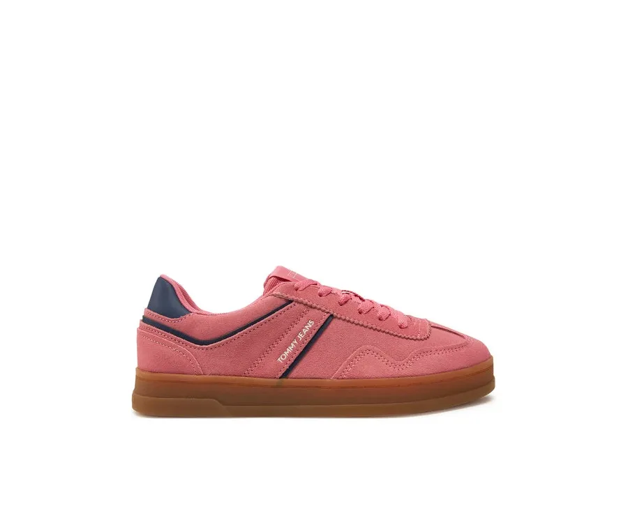 obrazek 1 Tommy Jeans Sneakersy The Greenwich Suede EN0EN02696 Różowy