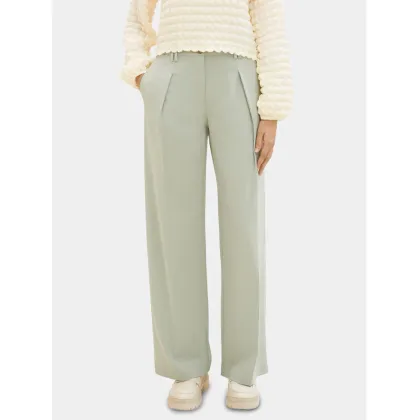 Zdjęcie Tom Tailor Spodnie materiałowe 1040686 Zielony Wide Leg