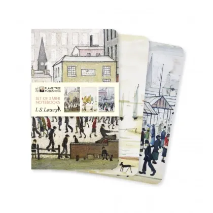 Zdjęcie Designerska Kolekcja mini notatników L.S. Lowry - Flame Tree Publishing