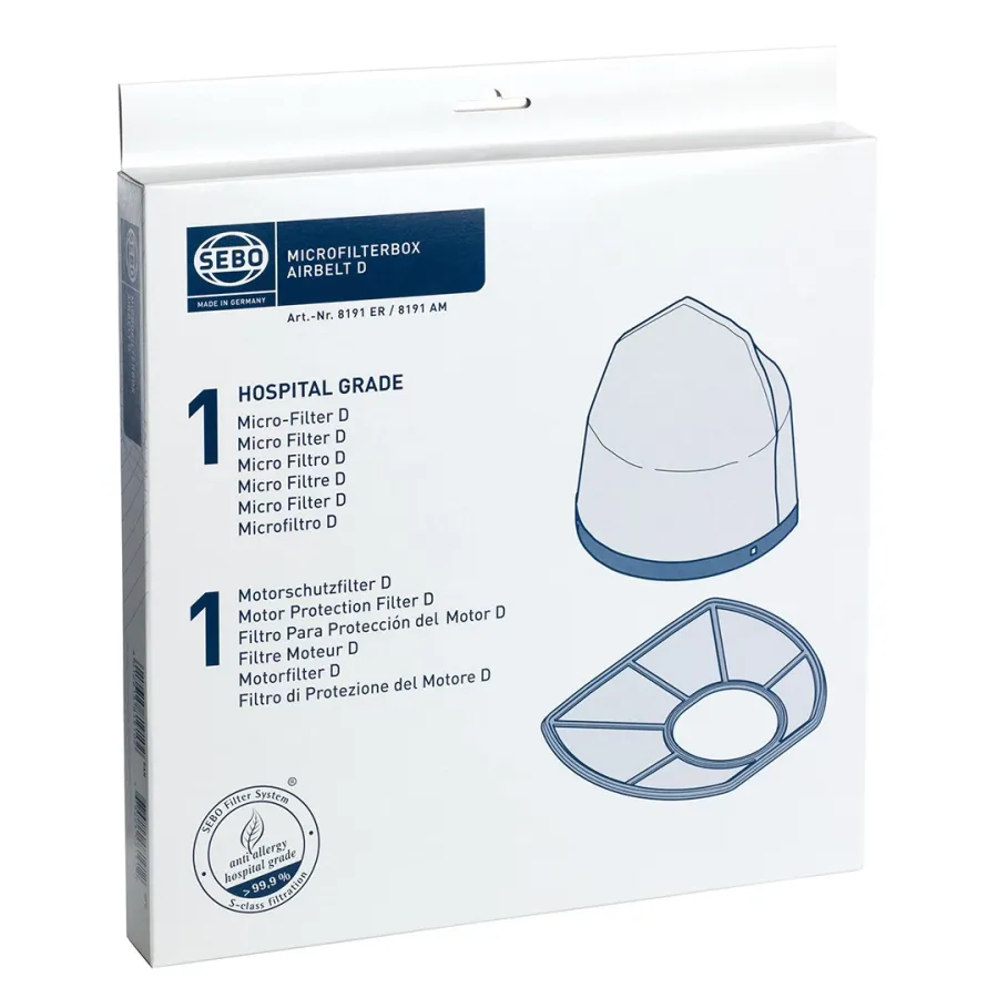 obrazek 2 Zestaw filtrów SEBO MICROFILTERBOX AIRBELT D