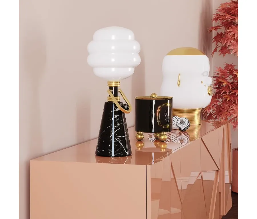 obrazek 6 Wyjątkowa lampa stołowa do luksusowego pomieszczenia