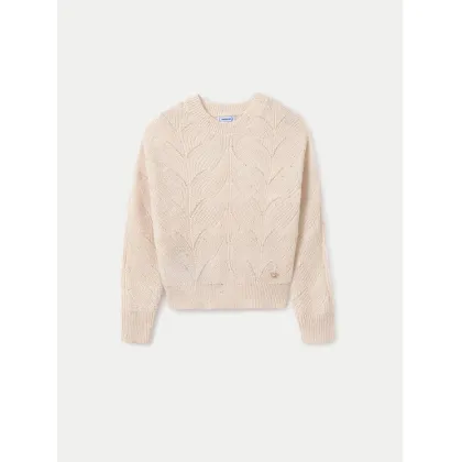 Zdjęcie Mayoral Sweter 7303 Beżowy Regular Fit