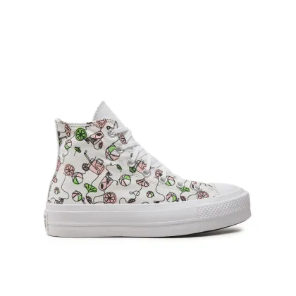 Zdjęcie Converse Trampki Chuck Taylor All Star Lift Platform Pink Lemonade A07561C Biały