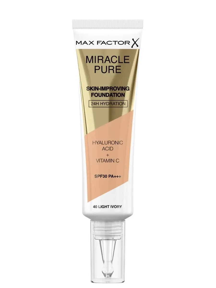 obrazek 1 Max Factor Miracle Pure Podkład 40 Lightg Ivory Light Ivory 30 ml