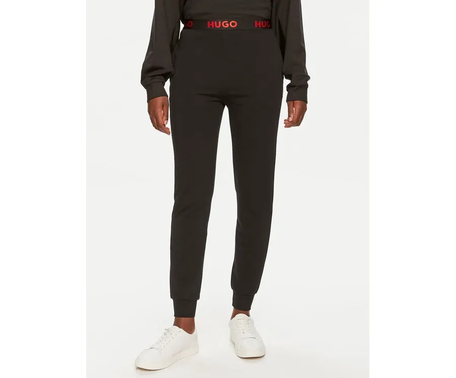 obrazek 1 Hugo Spodnie dresowe Sporty Logo 50520499 Czarny Regular Fit HUGO