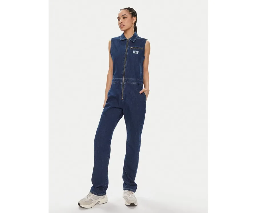 obrazek 1 Calvin Klein Jeans Kombinezon J20J222840 Granatowy Regular Fit