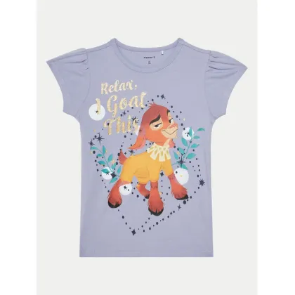 Zdjęcie NAME IT T-Shirt 13239531 Fioletowy Regular Fit