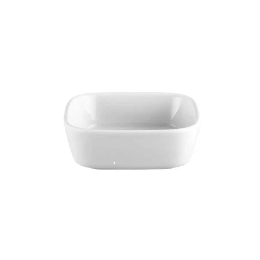 obrazek 1 Piękna biała kwadratowa porcelanowa miska 11x11x4 cm z Niemiec - Seltmann Weiden