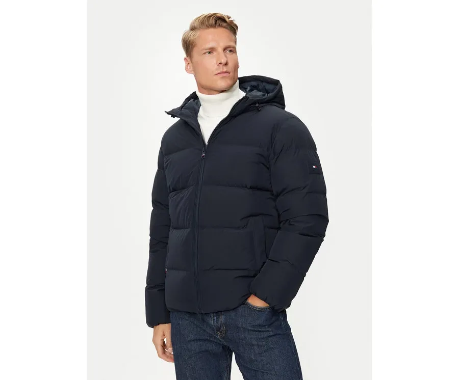 obrazek 1 Tommy Hilfiger Kurtka puchowa MW0MW36599 Granatowy Regular Fit