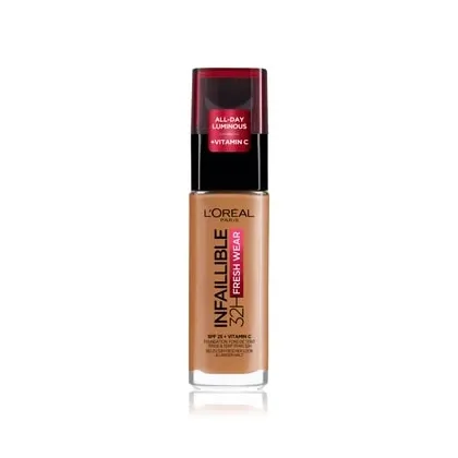 Zdjęcie L'Oréal Paris Infaillible 32H Fresh Wear Podkład w płynie 30 ml NR. 330 - HAZELNUT
