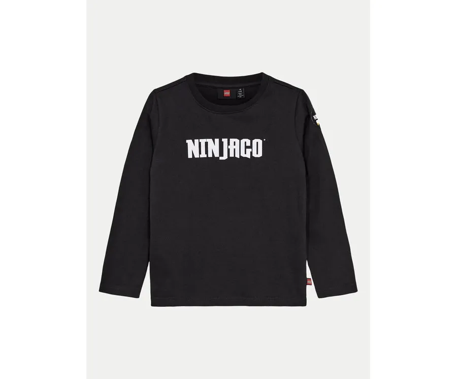 obrazek 1 LEGO Bluzka Ninjago 12011275 Czarny Regular Fit