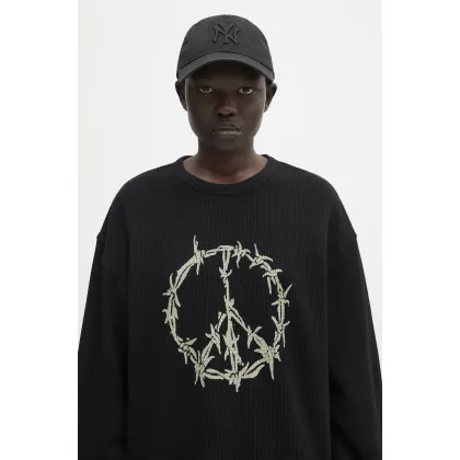 Zdjęcie New Era czapka z daszkiem bawełniana Washed 920 kolor czarny z aplikacją 60579075