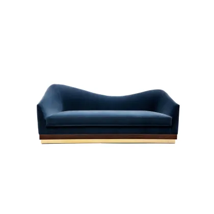 Picture Extravagant sofa with an asymmetric backrest - Munna