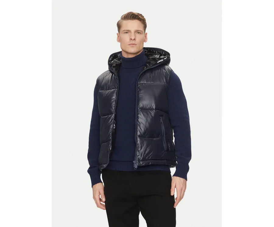 obrazek 1 Save The Duck Bezrękawnik D80296M LUCK19 Granatowy Regular Fit